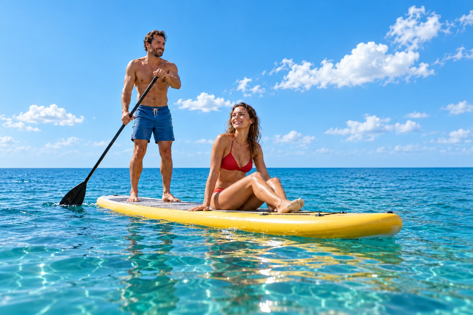 Paddle Duo à Cannes : deux personnes sur une même planche